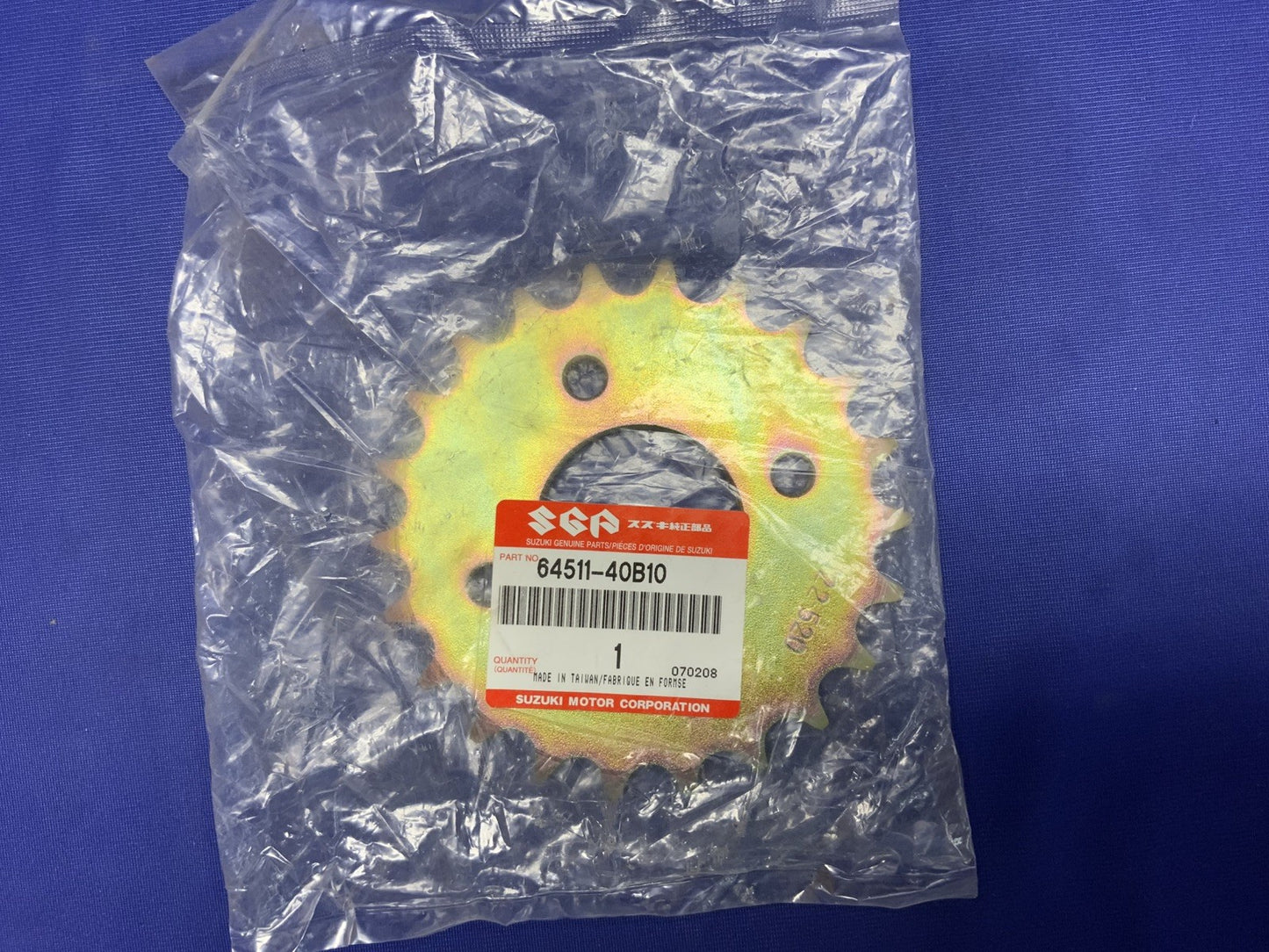 Suzuki Rear Sprocket LT80 Quadsport 1988-2006 OEM 22 Tooth 64511-40B10