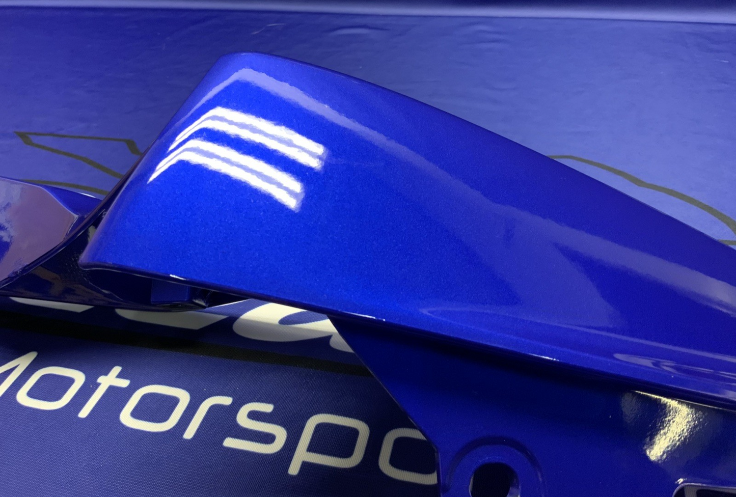 Yamaha Right Tail Fairing (Blue) YZF-R7 2022-2025 OEM BEB-21721-00-P0