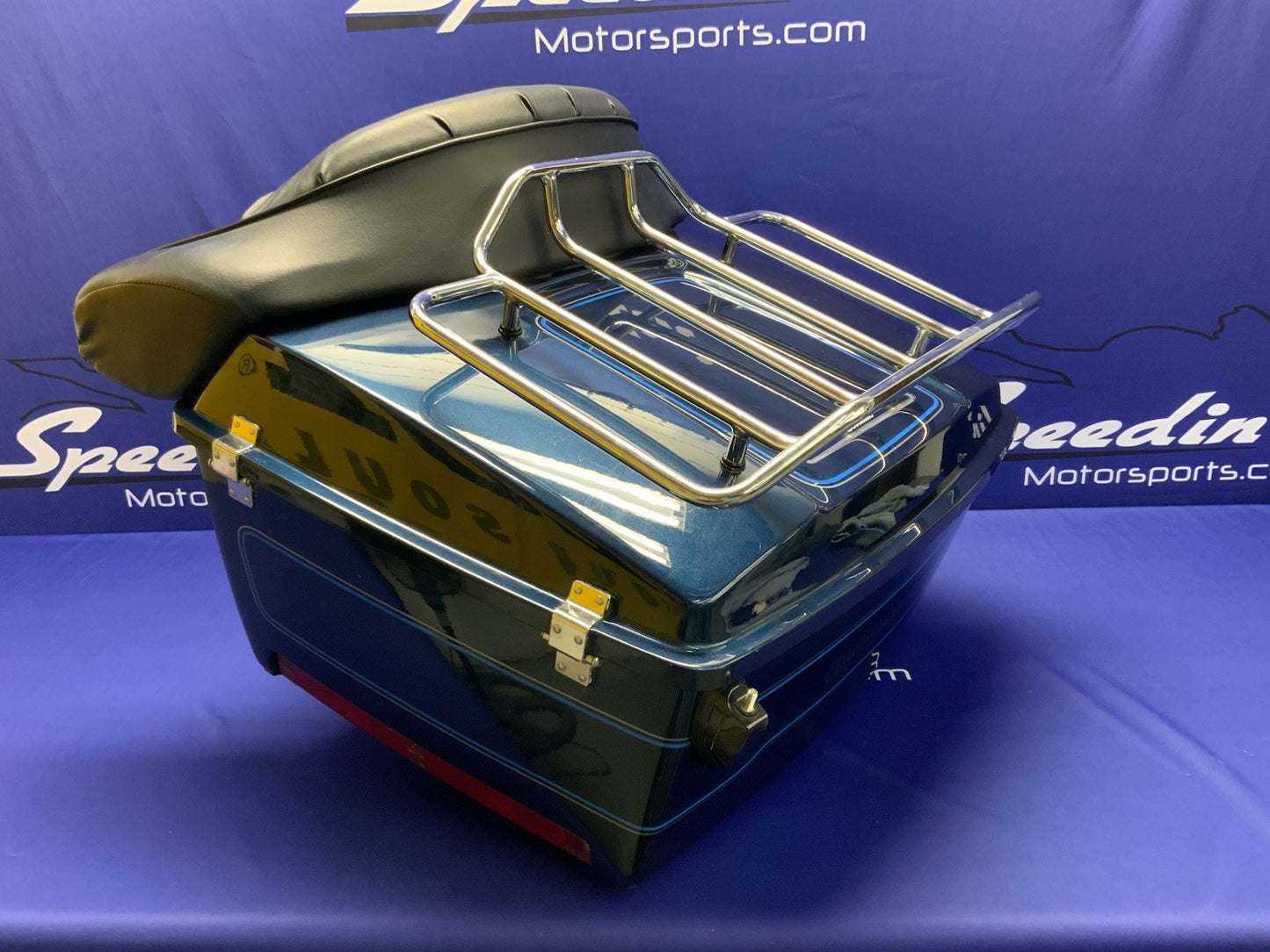 Harley-Davidson Luggage Box Blue FLHTCI Electra Glide Classic 2001 53140-00BDK