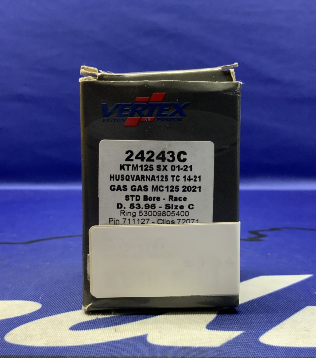 Vertex Piston Kit Cast Race 53.96/STD 125SX 2001-2025 24243C