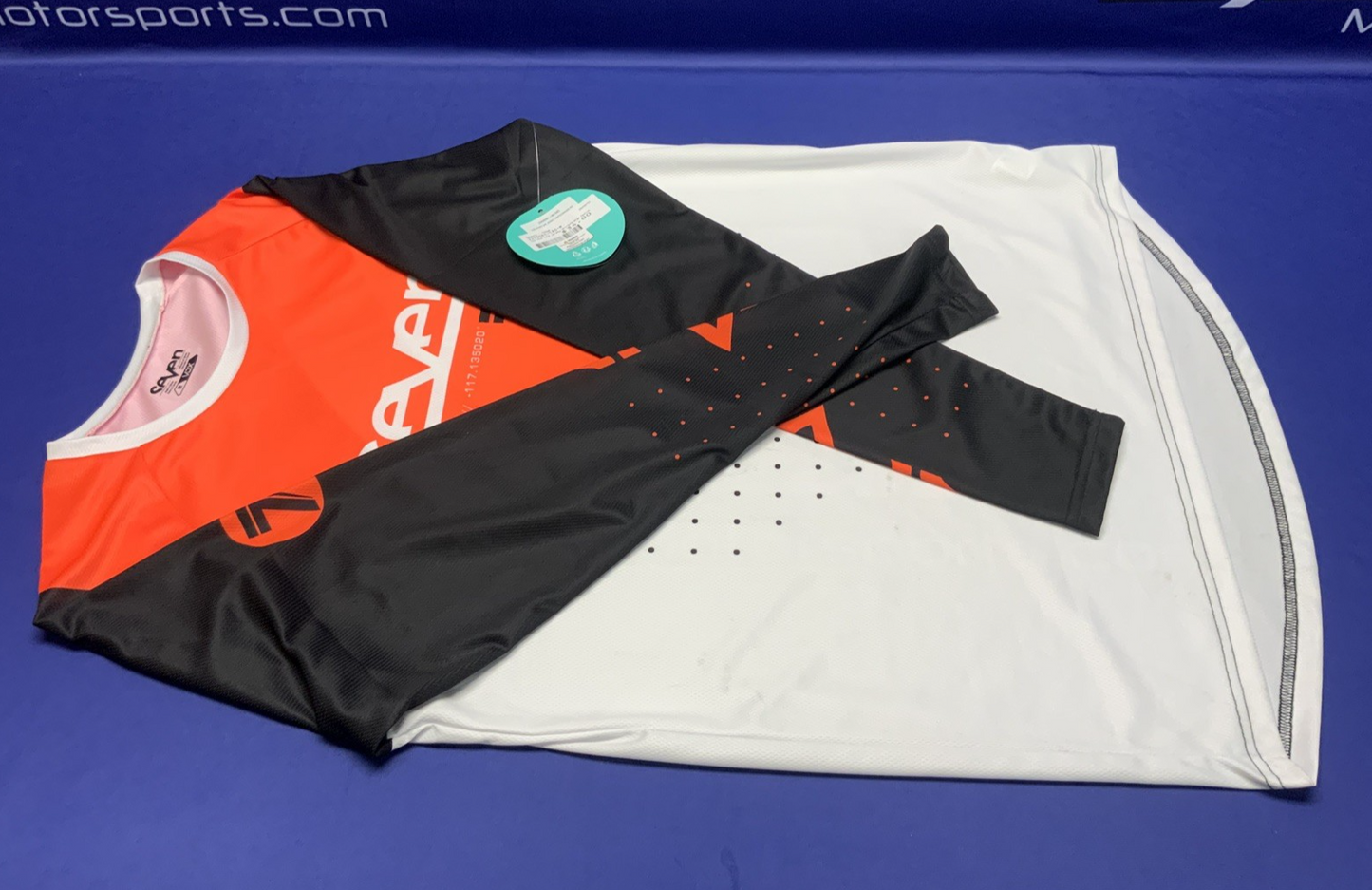 Seven Vox Aperture Jersey White/ Orange (Medium) 2250081-180-M