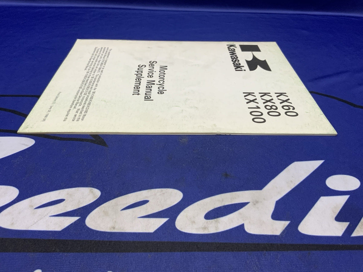 Kawasaki KX60/80/100 Motorcycle Service Manual 1988-1989 OEM 99924-1123-51