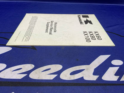 Kawasaki KX60/80/100 Motorcycle Service Manual 1988-1989 OEM 99924-1123-51
