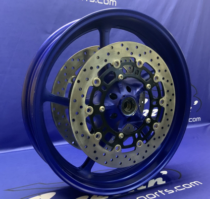Yamaha Front Wheel Assembly (Blue) YZF-R6 2008-2016 OEM 5SL-25168-00-P3