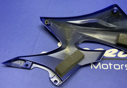Yamaha Left Upper Fairing (Blue) YZF-R6 2017-2024 OEM BN6-2117V-00-P0