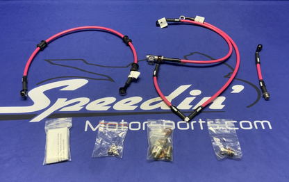 Core Moto Front & Rear Brake Lines W/ Pressure Fitting YZF-R6 2017-26 CTFR-2047