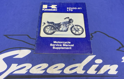 Kawasaki KZ400-H1 Service Manual 1979 OEM 99963-0027-01