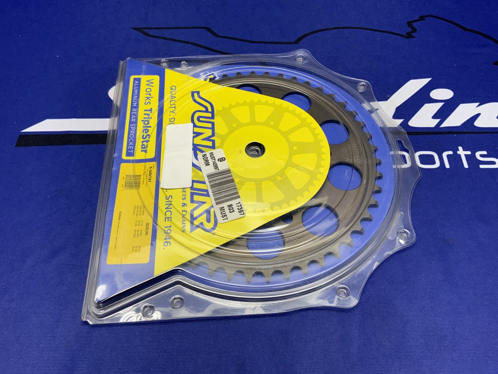 Sunstar Aluminum Sprocket Suzuki GSX-R 600/750 2001-2009 520 47 Tooth 5-349747