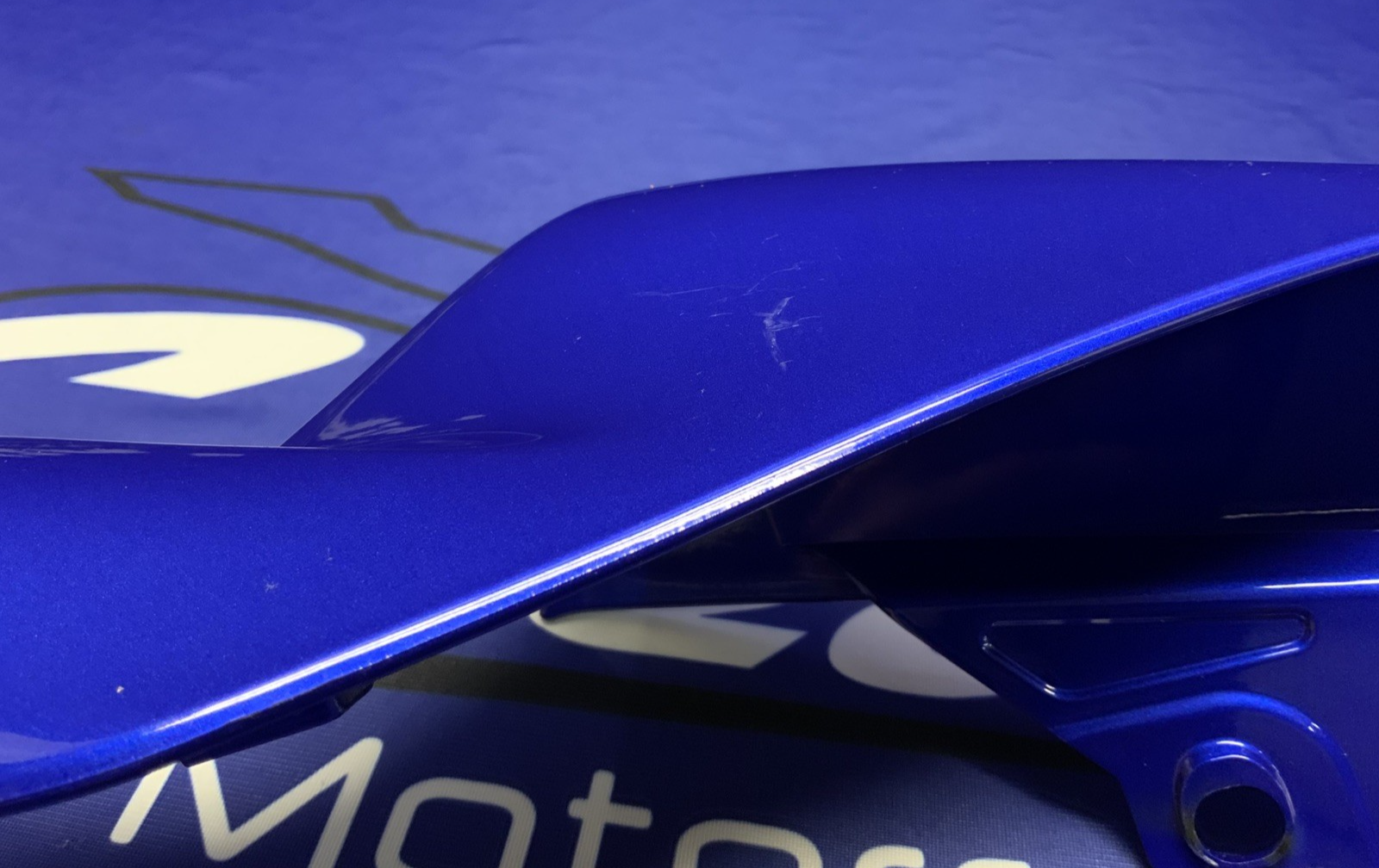 Yamaha Left Tail Fairing (Blue) YZF-R7 2022-2025 OEM BEB-21711-00-P0