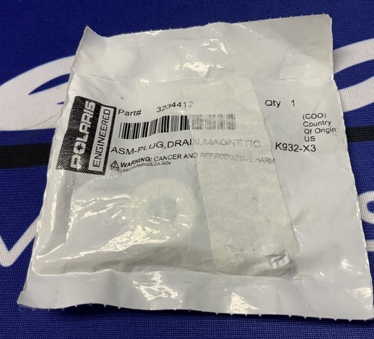 Polaris Magnetic Drain Plug Assembly Sportsman 500 04-25 OEM 3234412