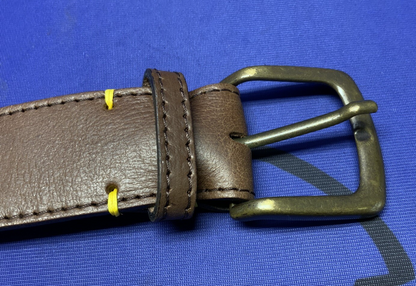 Ducati Scrambler Logo Leather Belt (Brown) 110 cm OEM 987691899