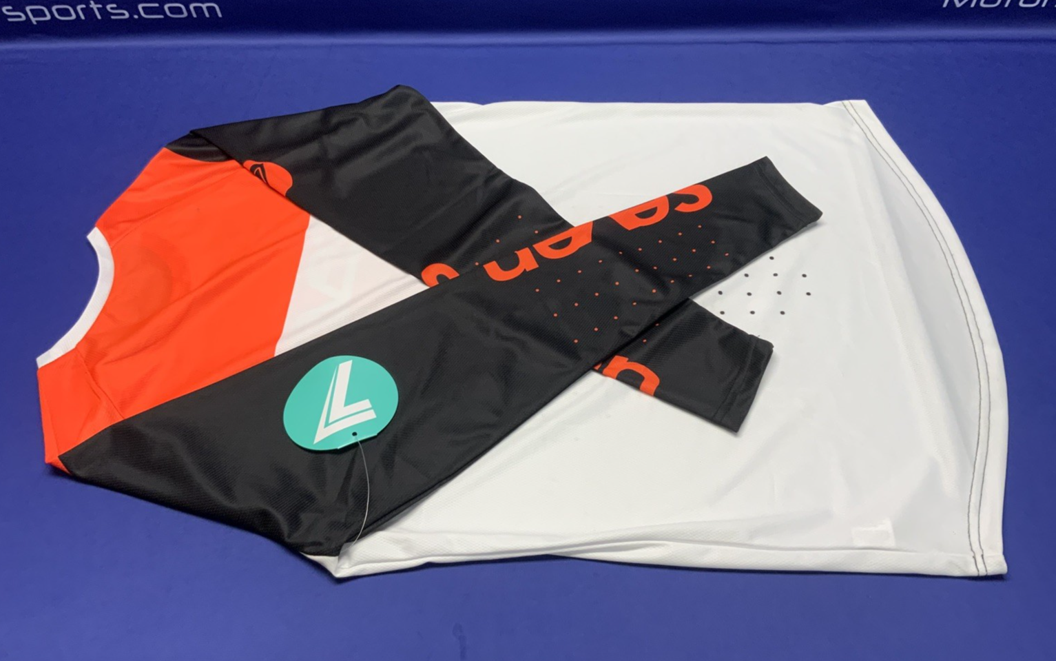 Seven Vox Aperture Jersey White/ Orange (Medium) 2250081-180-M