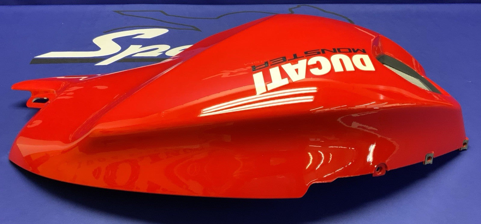 Ducati Left Tank Fairing (Red) Monster 696 2008-2013 OEM 48012591DA