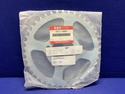 Suzuki Rear Sprocket LT250R QuadRacer 1985-1992 520 42 Tooth OEM 64511-19A00