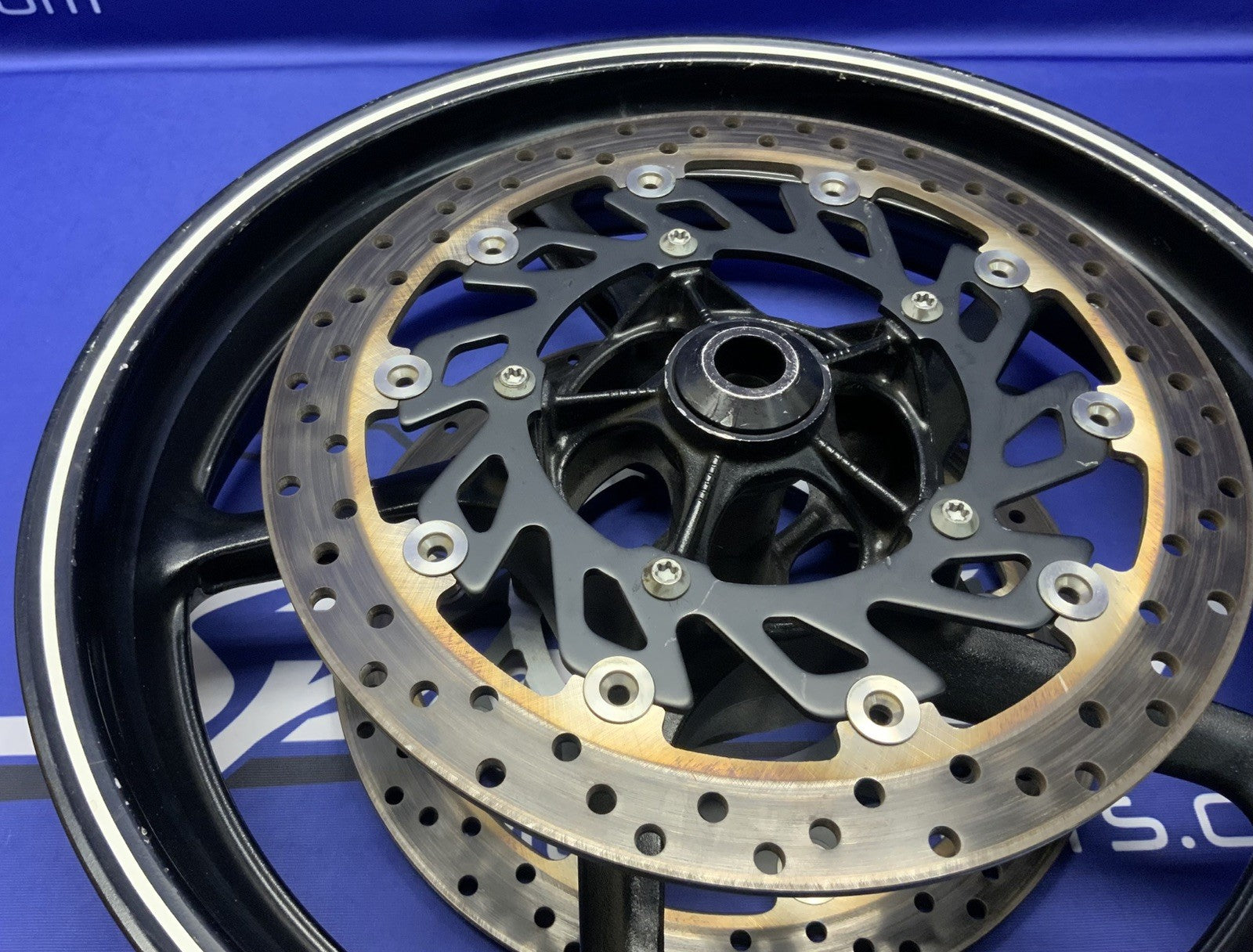 Yamaha Front Wheel Assembly (Black) YZF-R6 2003-2008 OEM 5SL-25168-00-98-1