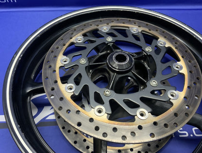 Yamaha Front Wheel Assembly (Black) YZF-R6 2003-2008 OEM 5SL-25168-00-98-1