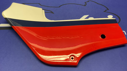 Kawasaki Left Side Cover (Red, White & Blue) Ninja 600 85-86 OEM 36002-5195-P9-1