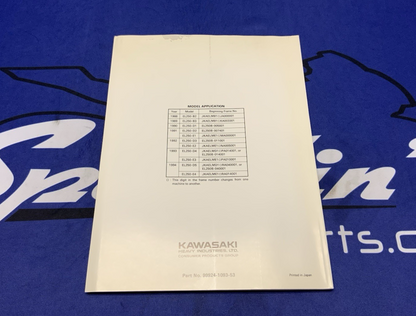 Kawasaki Eliminator Service Manual 250/HS 1988-1994 OEM 99924-1093-53