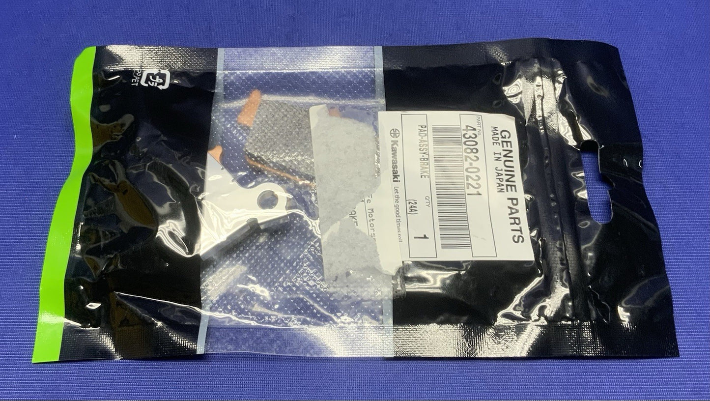 Kawasaki Rear Brake Pad Set KX450 2024-2026 OEM 43082-0221
