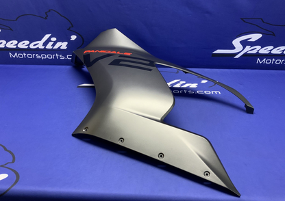 Ducati Left Upper Fairing (Thrilling Black) Panigale V2 2020-2025 OEM 4801A871AS