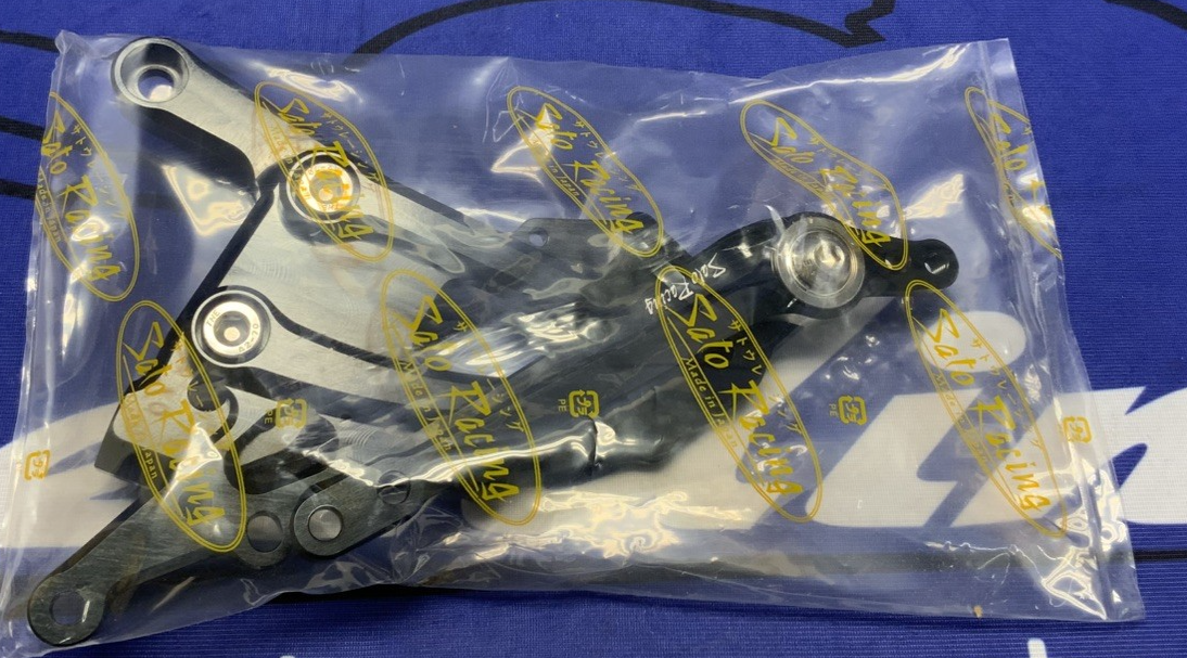 Sato Racing Rear Set Assembly Panigale V4 2018-2021 D-V418RS-BK