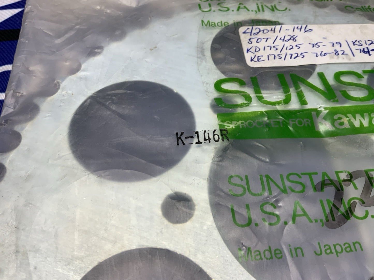 Sunstar Rear Wheel Drive Sprocket Kawasaki KD125 1975-1979 42041-146