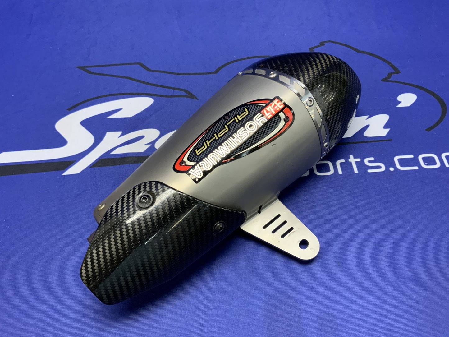 Yoshimura Alpha Slip-On Muffler Suzuki GSX-R1000 2017-2025 11182BP521