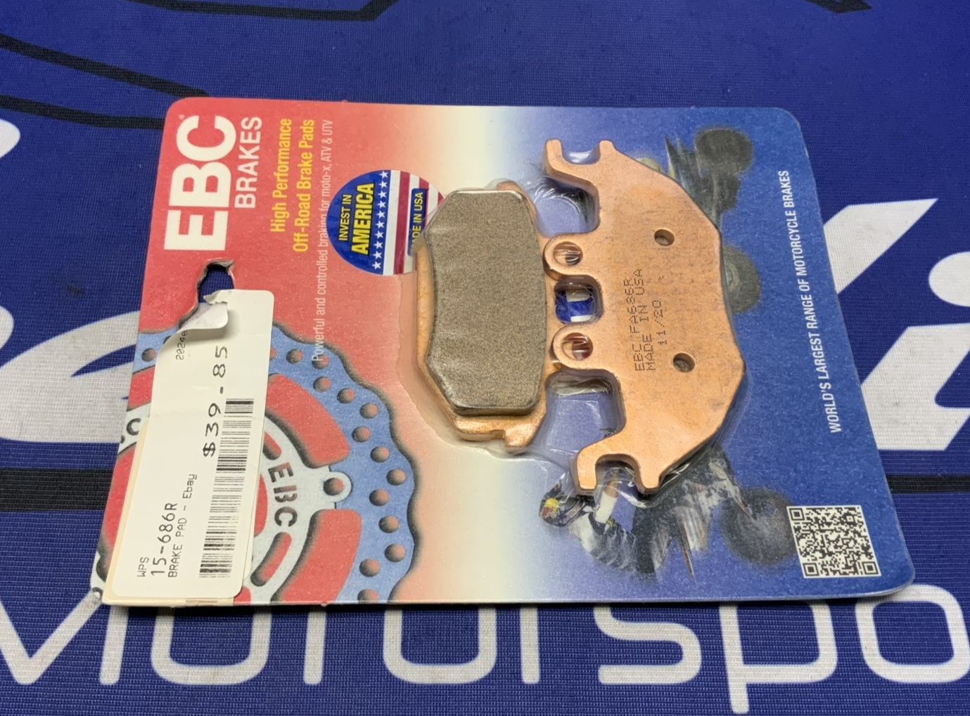 EBC Brake Pad Set 820 Mule 2016-2017 FA686R