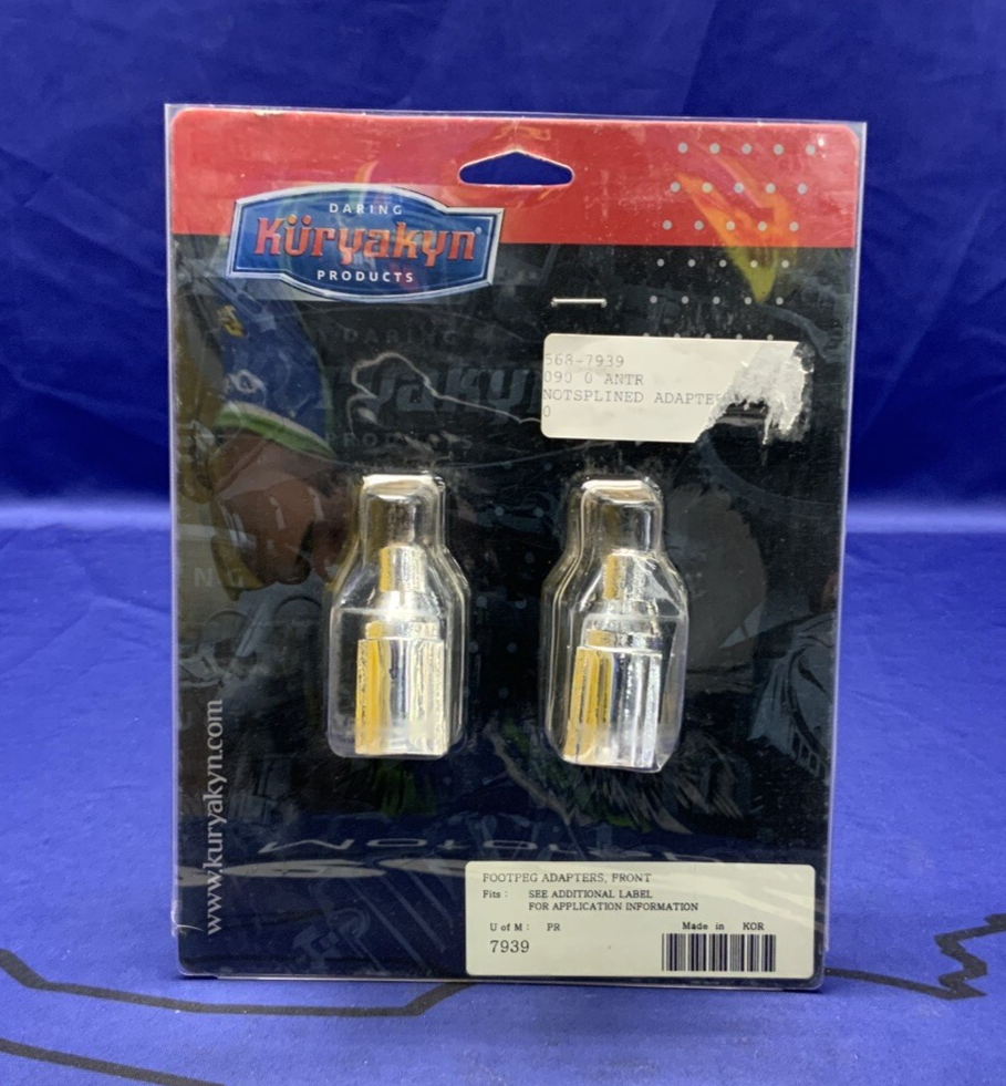 Kuryakyn ISO Peg Adapters (Chrome) GSXR 600/750 2011-2025 OEM 7939
