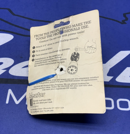 Vector Oil Filter Wrench Cup 80mm 15 Flute 17005C