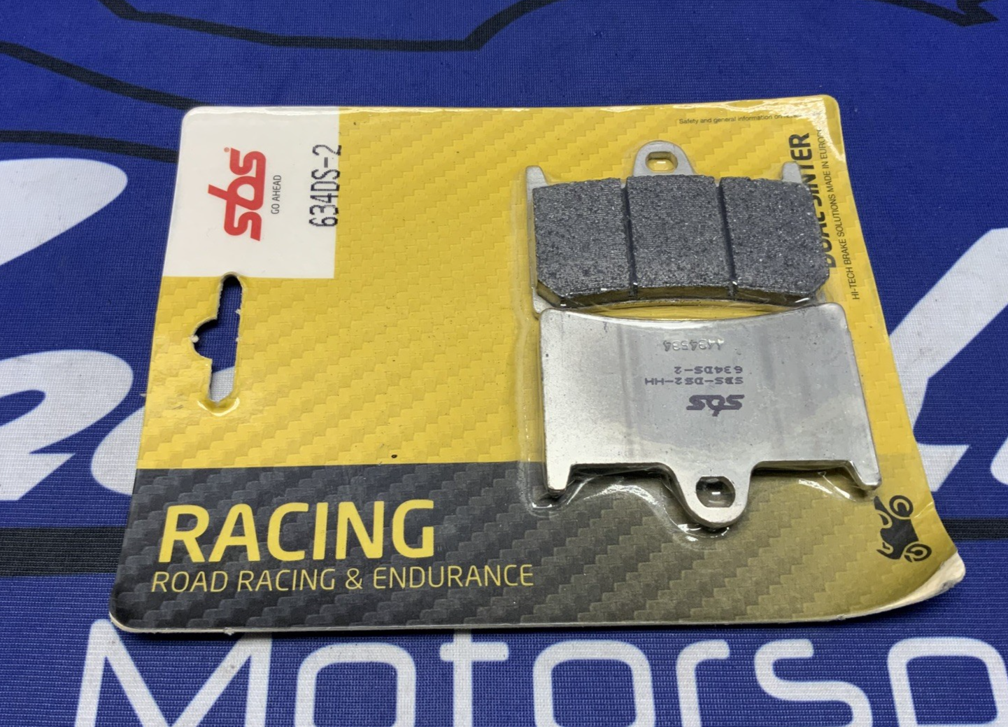 SBS Racing Sintered Front Brake Pads YZF-R6 2005-2020, R1 2015-2021 634DS-2