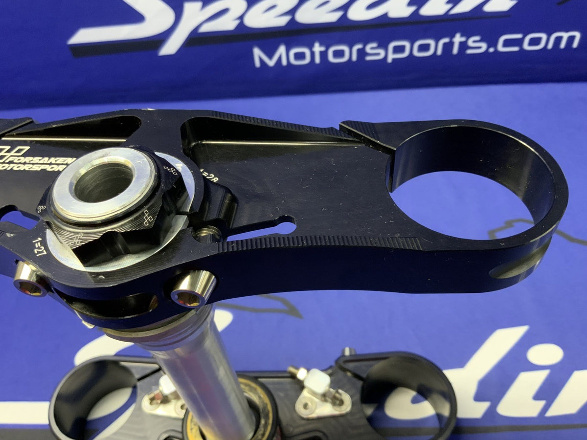 Forsaken Motorsports Triple Clamps Ohlins Aprilia RSV4 2015-2020 RSV415TCBK