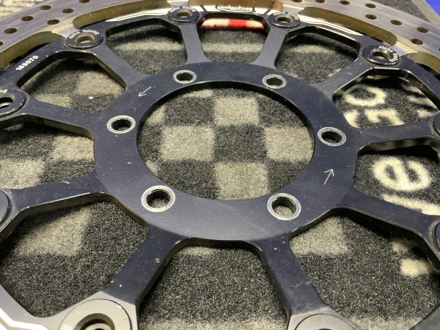 Alpha Racing 320x7mm EVO Brake Rotor Set BMW M1000RR 2021-2025 3411B303C02
