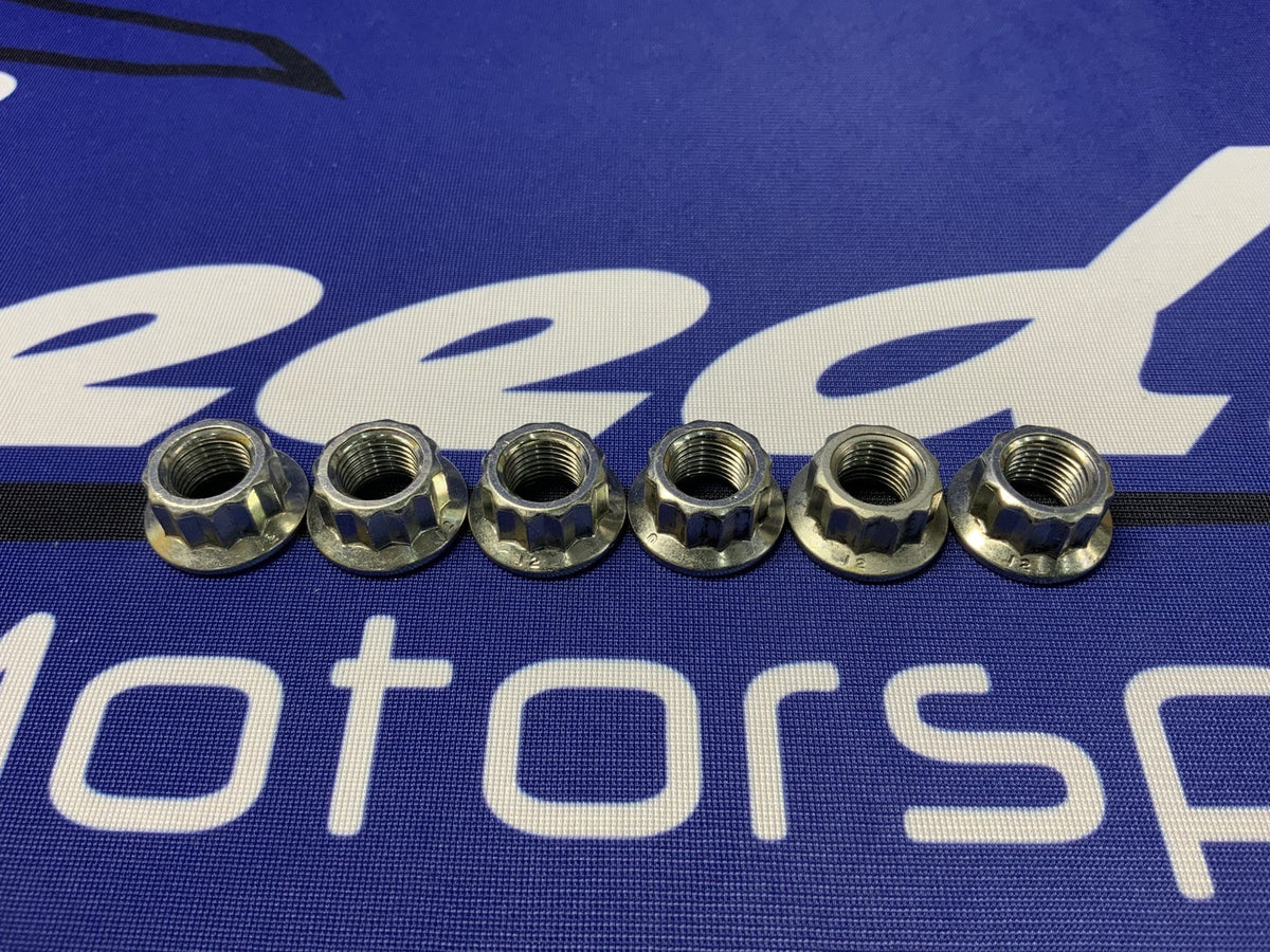 Ducati Rear Wheel Sprocket Nut Kit (6) M10X1 Panigale V2 2020-2024 OEM 74810461A