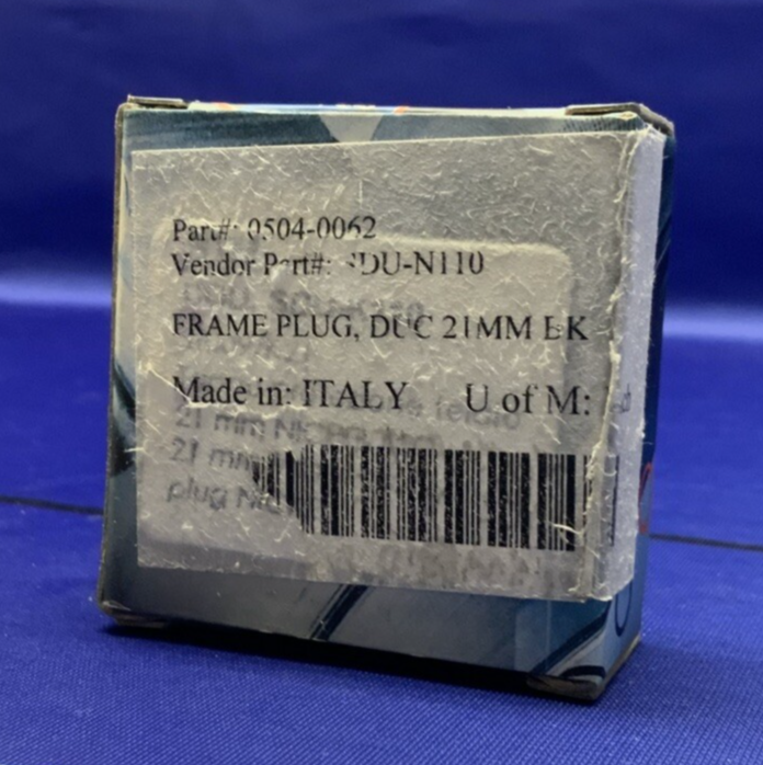 STM Ducati Frame Hole Protection Cap 21mm (Black) SDU-N110