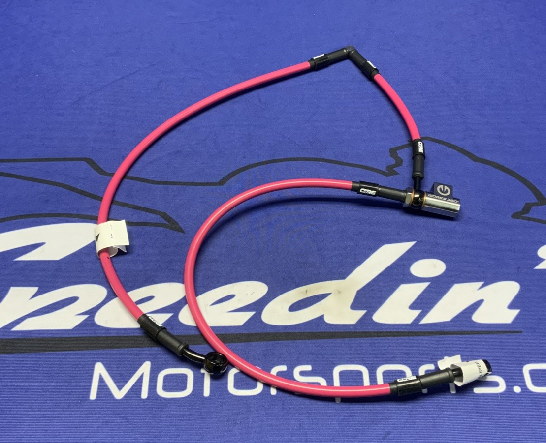Core Moto Front & Rear Brake Lines W/ Pressure Fitting YZF-R6 2017-26 CTFR-2047