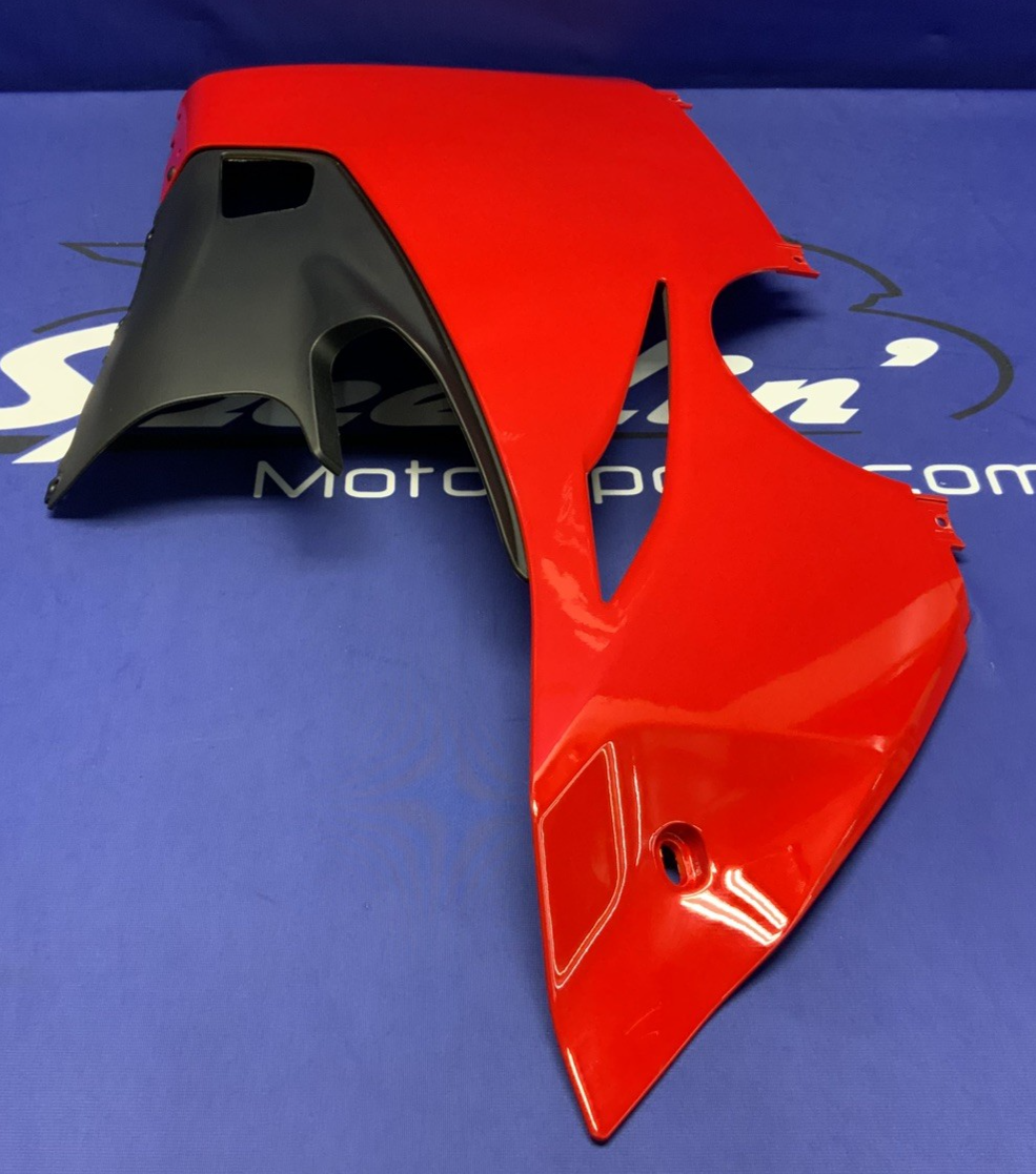 Ducati Left Lower Fairing (Anniversary Red) Panigale V4 2021 OEM 48019275BA-1