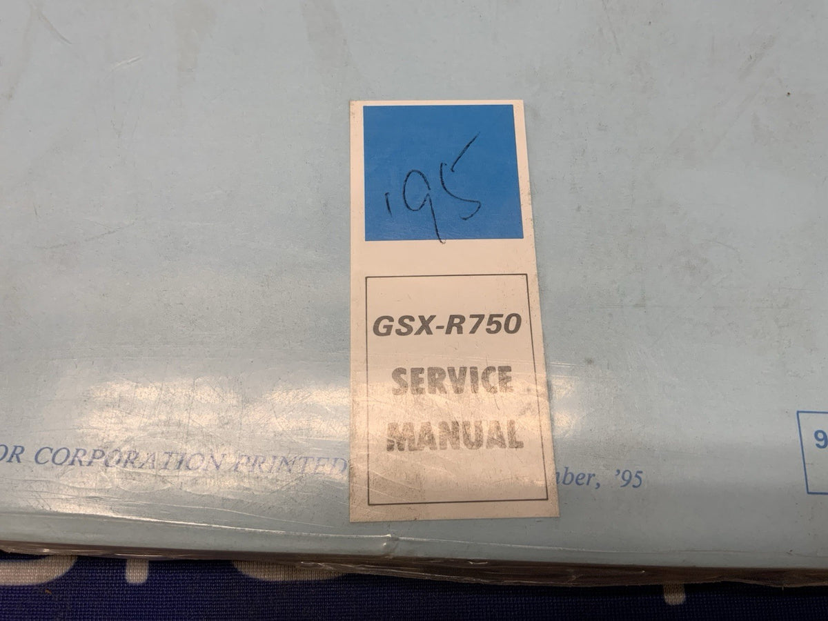 Suzuki GSX-R750 Service Manual 1995-1999 OEM 99500-3708-03E
