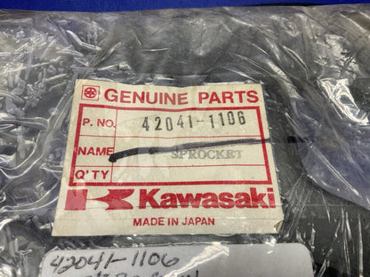 Kawasaki Rear Wheel Drive Sprocket GPz1100 1981-1982 OEM 42041-1106