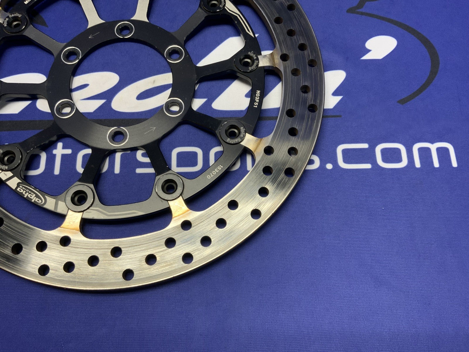 Alpha Racing Left 320x7mm EVO Brake Rotor BMW M1000RR 2021-2025 3411B303C01