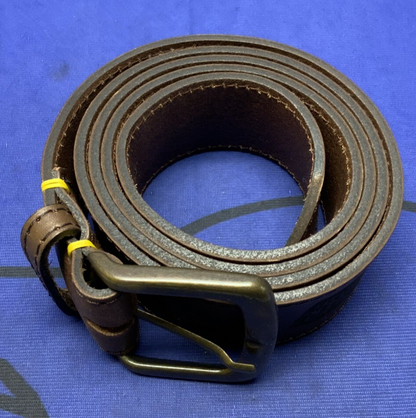 Ducati Scrambler Logo Leather Belt (Brown) 110 cm OEM 987691899