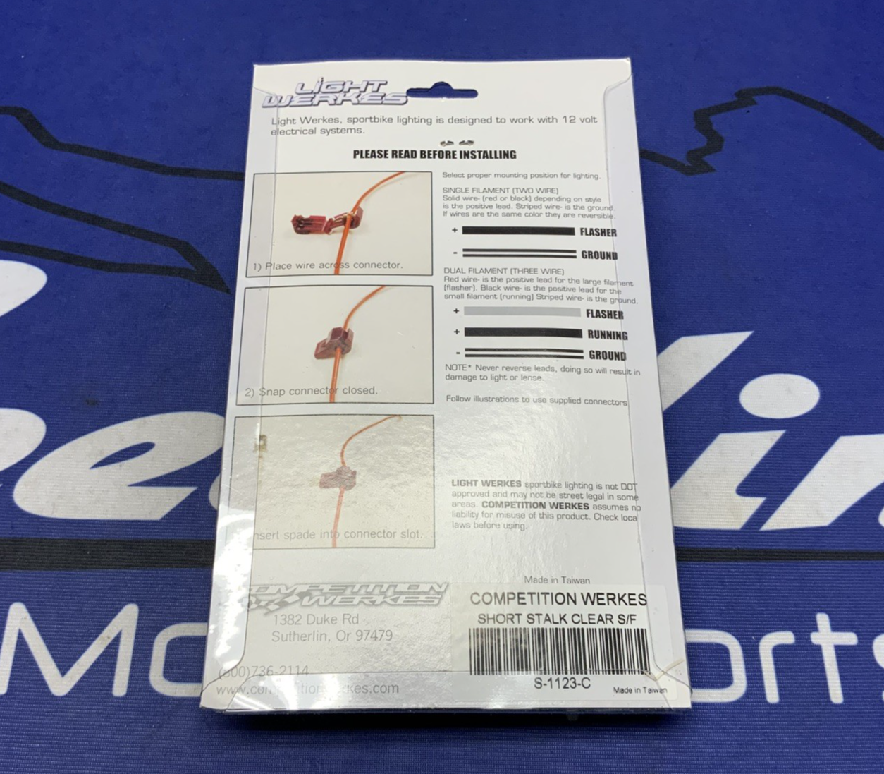 Competition Werkes Fender Eliminator Ninja 1000 2011-2013 1K1002