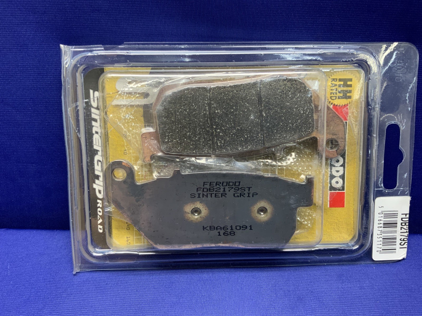 Ferodo Road Sinter Grip Brake Pads Harley Davidson Sportster 883 04-13 FDB2179ST