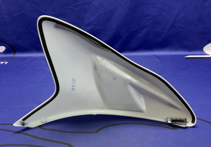 Suzuki Left White Fuel Tank Cover GSXR 600/750 2017-25 OEM 44280-14J80-YUH