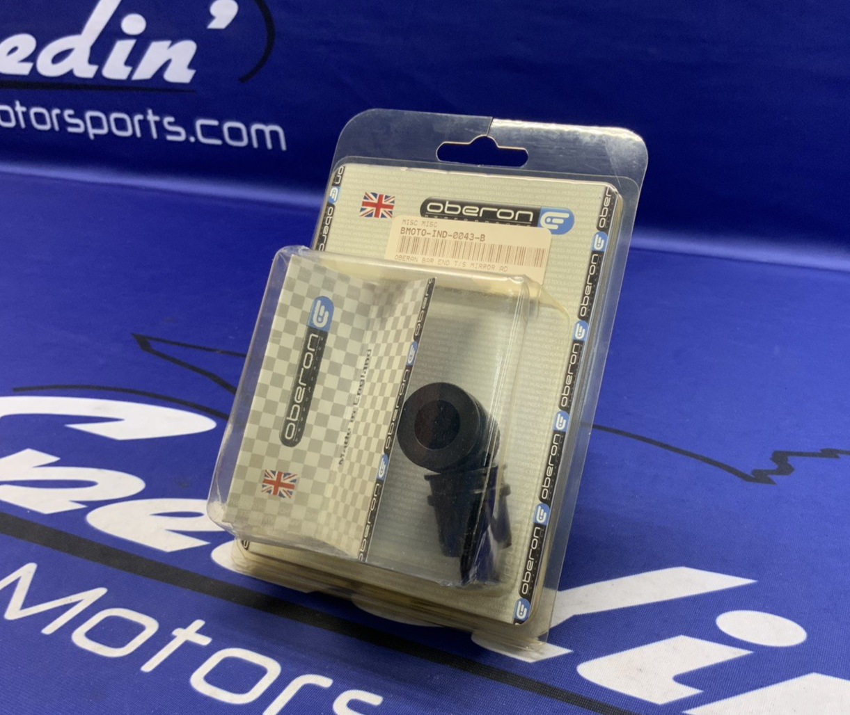 Oberon Bar End Turn Signal Mirror Adapter IND-0043-B