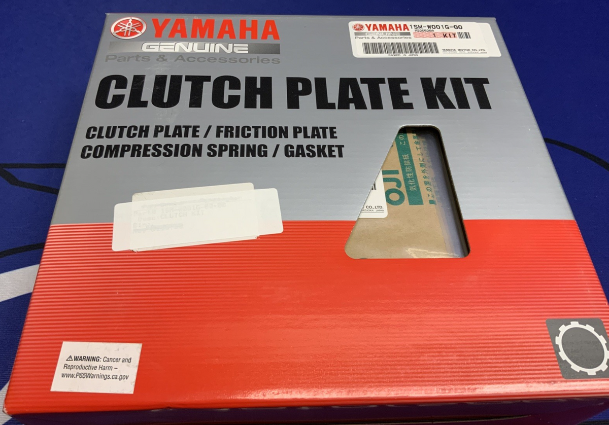Yamaha Clutch Plate Kit YZ250F 2014-2016 OEM 1SM-W001G-00