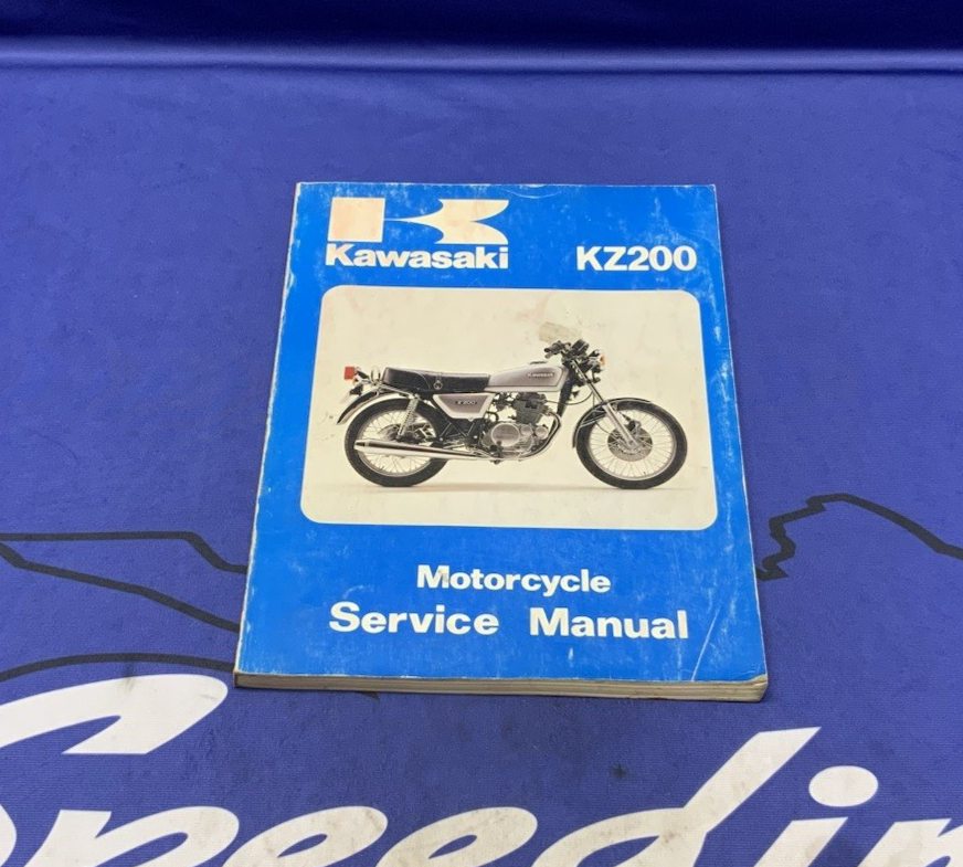 Kawasaki KZ200 Service Manual 1977-1981 OEM 99931-541-03