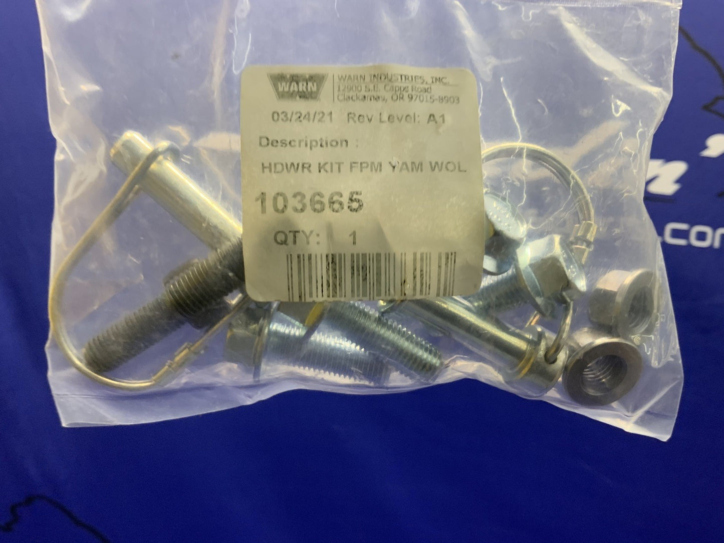 WARN Snow Plow Mount Yamaha Wolverine RMAX4 1000 XT-R 21-25 OEM B4J-F84Y0-V0-00