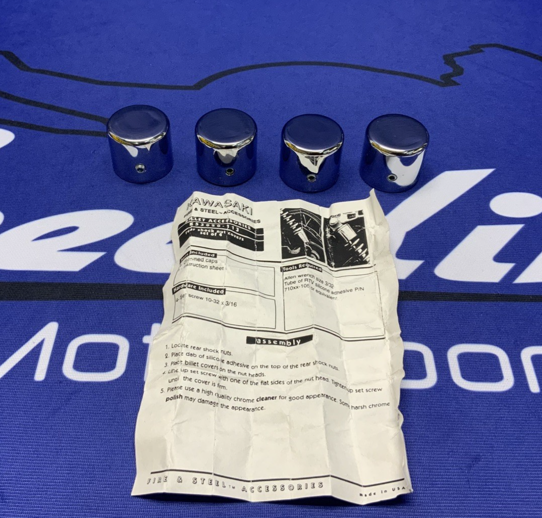 Kawasaki Rear Shock But Covers Set Of 4 OEM K53020-113