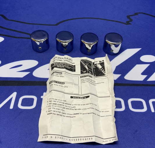 Kawasaki Rear Shock But Covers Set Of 4 OEM K53020-113